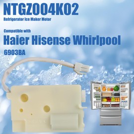 NTGZ004K02 6903BA Ice Maker Motor Fit for Haier Hisense Whirlpool Refrigerator,Replacement NTGZ054Z01 Refrigerator Fridge Ice Maker Motor