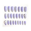 Set of 24 Nail Tips, 12 Different Sizes, Medium Length,