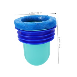 OSALADI Leak Toilet Sealing Ring with Flange Thickened Toilet Bowl Seal for Elongated Toilets Easy Installation Bathroom Accessory to Prevent Odors Water Leakage