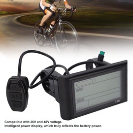 36V 48V Electric, Display Control Panel Waterproof Ebike LCD Display Bike LCD S900 Rad Power Bike Meter for Bicycle (Protocol 2)