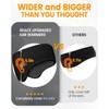 BEACE 30°F Winter Double-Layer Fleece Ear Warmers Headband for Men