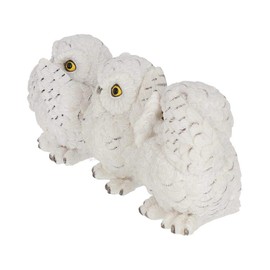 Nemesis Now Three Wise Owls Figurine 9cm White
