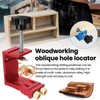 Woodworking Oblique Hole Locator 15° Drilling Positioner Inclined Digging Hole