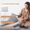 Jamdok 4Inch Cot Mattress Topper,Narrow Twin Gel Infused Memory Foam,Machine