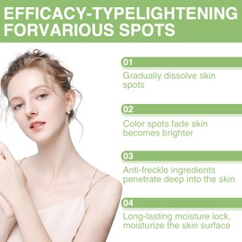 Leogony Dark Spot Correcting Glow Serum, Gentle Formula Hydrating Brightening Anti-spot Corrector for All Skin Types