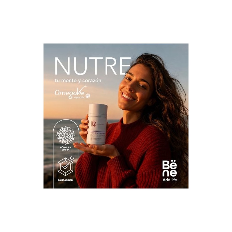 Omega 3 Vegano 60 Cápsulas - High DHA 1000mg +