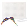 Laroal 1 Set Thread Board Sensory Calm Down Threading Boards