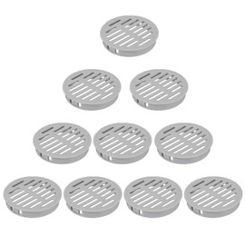 10 Pcs 50mm Round Air Vent Grille Grill Cover Air Vent Air Vent for Bathroom Kitchen Cabinet Wardrobe