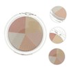 Minkissy Shading Powder Set Face Highlighter Colors Pressed Finishing Ultra-light