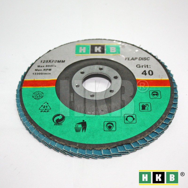 HKB ® Pack of 8 Flap Sanding Discs 2x Grit