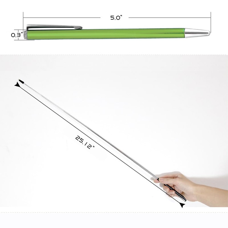 Telescopic Teachers Pointer,Teaching Pointer Stick for Classroom,Metal Hand Retractable Pointer