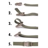 XTACER Backpack Accessory Strap Luggage Straps with Release Buckle (Set