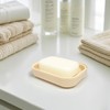 Double Layer Draining Soap Dish, Plastic Dishwashing Sponge Soap Holder
