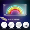 ENUOLI Rainbow Neon Sign, Rainbow Led Wall Signs USB Powered
