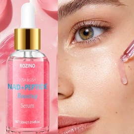 NAD+ - Suero potenciador de péptidos, suero facial antienvejecimiento que reduce las líneas finas y las arrugas, mejora la firmeza y la elasticidad, r