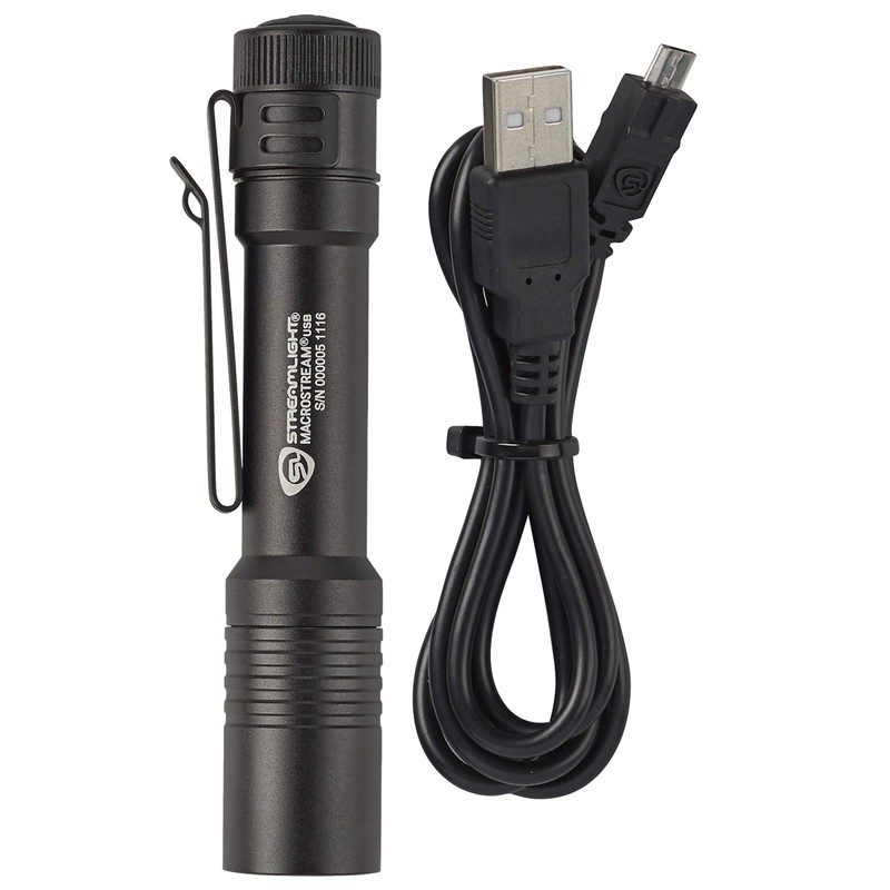 Streamlight 66320 MacroStream USB 500-Lumen 2000-Candela Rechargeable EDC Compact LED