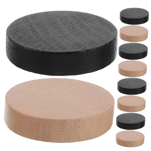 Kisangel 10pcs Wooden Sling Puck Game Accessories High Precision Crafting