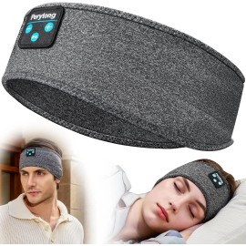 Perytong Bluetooth Sleep Headband w/Speakers Dark Gray Yoga