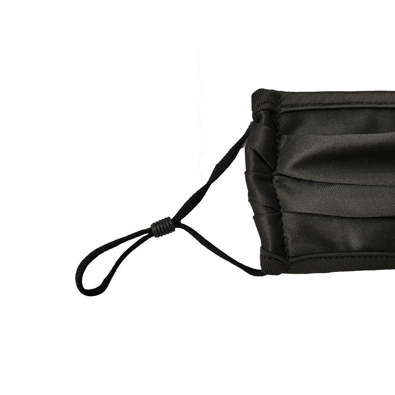 Delafino Face Mask - Black Travel Size - Lightweight &