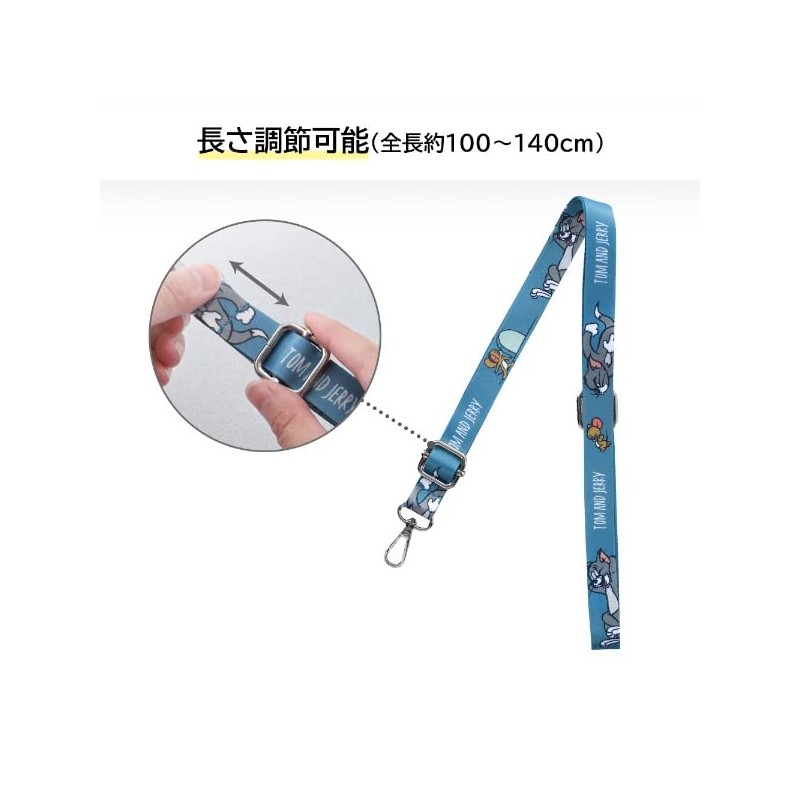 Inglem IS-WST1S/TJ36 Shoulder Strap/Tom and Jerry _Blue