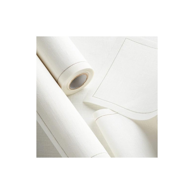 DOI-Le 100% Cotton Cocktail/Canape Napkin - 11cm - Roll of