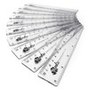 Ashton and Wright - 6 Inch / 15cm Transparent Rulers