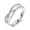 ALEXCRAFT Sterling Silver Rings for Women Men, 925 Sterling Silver
