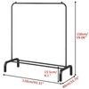 OTROUWORHT Clothes Rack Metal Clothing Rack with Bottom Shelf Garment