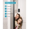 Keyless Entry Door Lock,HEANTLE Fingerprint Smart Deadbolts with Touchscreen Keypad