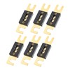 X AUTOHAUX 6pcs 200A Gold Plated ANL Fuse Universal Fit