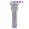 Carbhub 8Pcs Front & Rear Wheel Hub Stud Set Fit