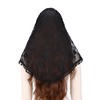 Mantveil Catholic Church Mantilla Veil Spanish Black Triangle Lace Head