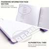 TECDW A6 Password Book Size 5.7 * 3.9 inches,Password Book