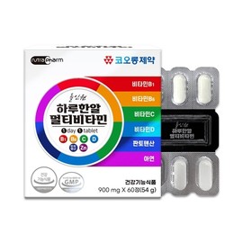 Kolon Pharm All-in-One One Daily Multivitamin 900mg x 60 Tablets / 코오롱제약 올인원 하루한알 멀티비타민 900mg x 60정