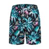Ficlwigkis Hawaiian Shirt and Shorts Set with Bucket Hats, Flower