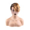 BLISSHAIR Ombre Short Bob Pixie Cut Wig, OT1B/30 Brazilian Lace
