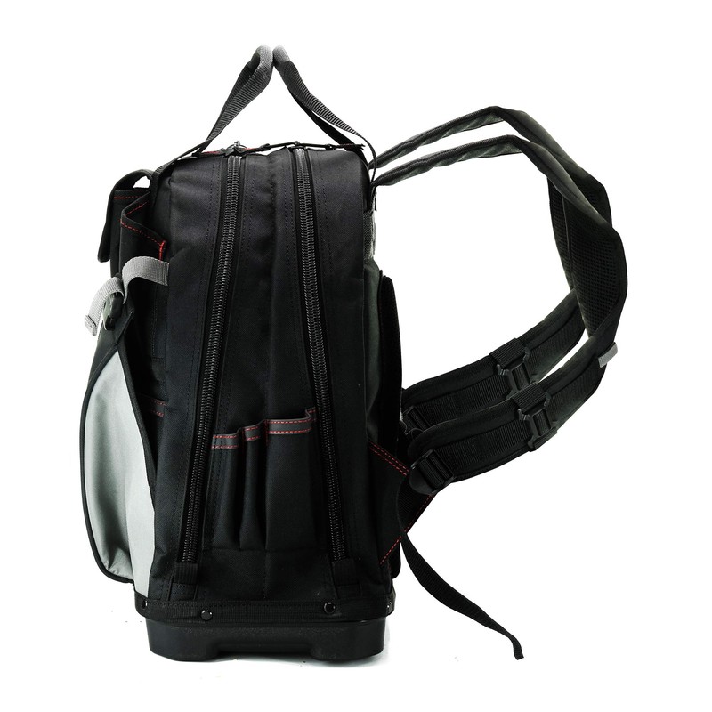TradeGear Heavy-Duty Tool, Backpack w/Reinforced Bottom - Waterproof PVC-Coated Tool