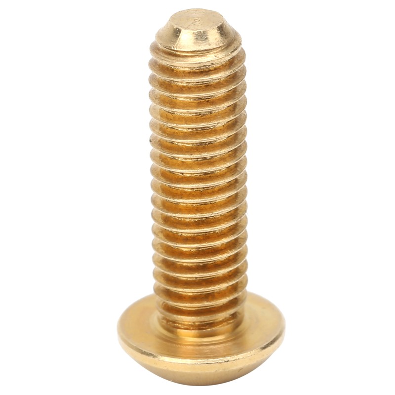 50Pcs Round Hex Socket Screw Copper Fastener Hardware Tools Industrial
