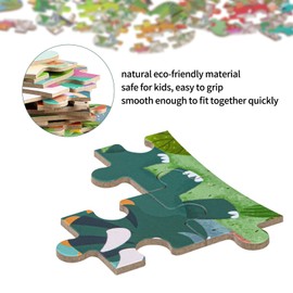 BBLIKE Children's Puzzle, Dinosaur Puzzle for Children, 5 Picture Puzzles, Suitable for Boys and Girls Puzzle from 3 4 5 Years
