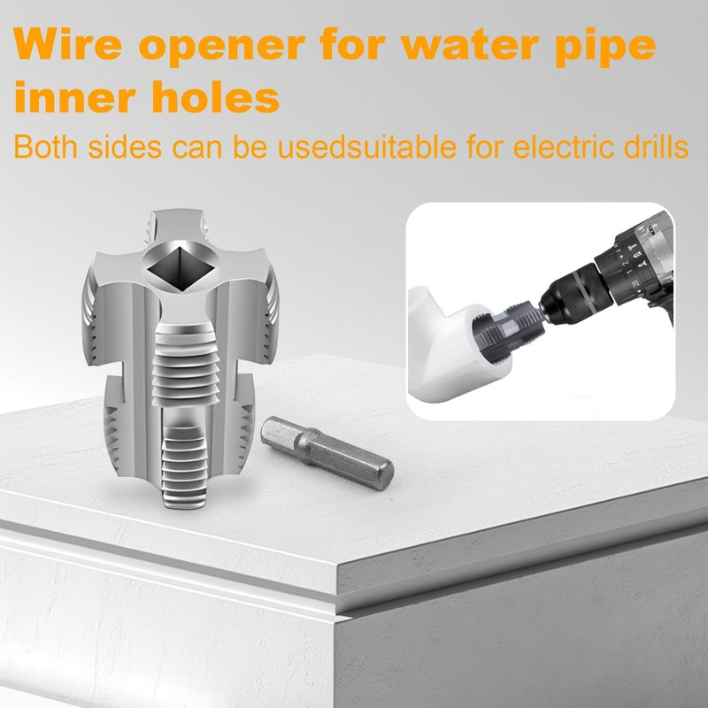 ZITUZY PVC Pipe Threader Kit, PVC Thread Maker Tool, Pvc