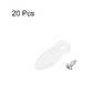 sourcing map Frame Turn Button, 3/4" Plastic Drop Shape with