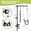 SUNMCCN Dog Grooming Table Arm with Hammock, 35" Adjustable Height