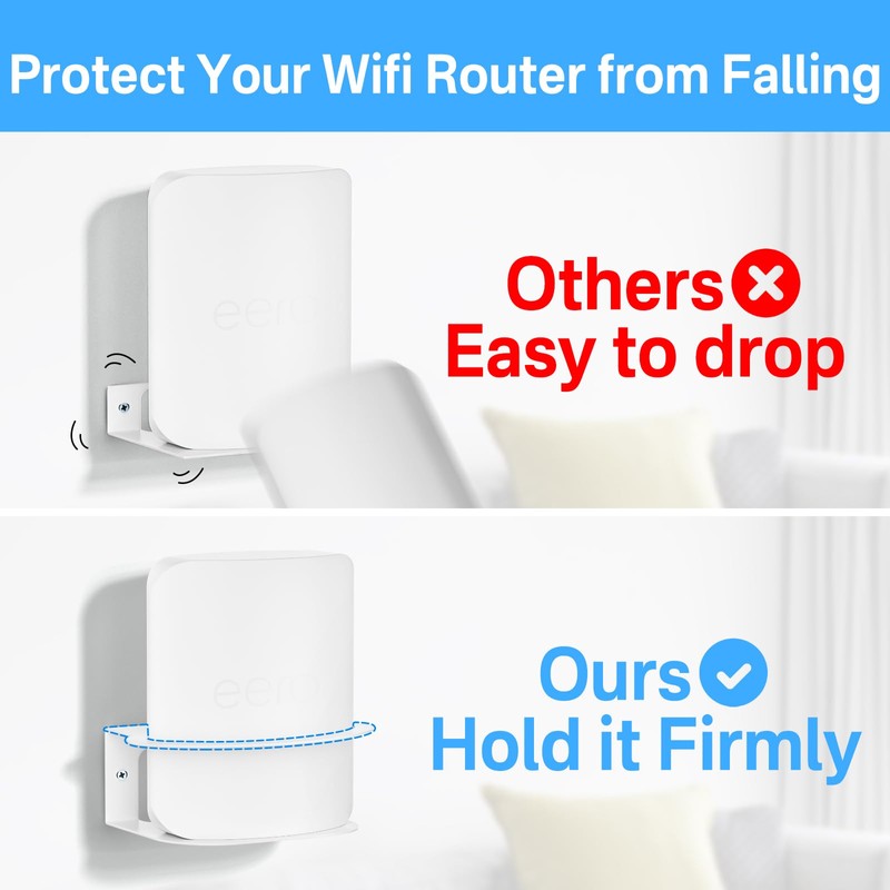 Rimous Metal Wall Mount for eero Max 7 Mount Easy