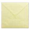 Glüxx Agent 25 square envelopes light yellow - 15.5 x