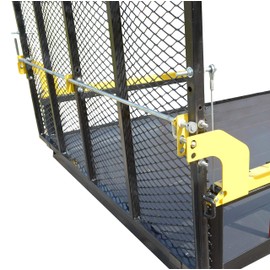 Jungle Jim’s Rapid Latch Trailer Gate Locking System – Easy One-Side Open and Close, Secure with One Padlock, Compatible with Gorilla Lift and EZ Gate, Max Width 6'9"