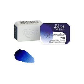 Professional Watercolour Paint 2.5ml Half Pan Gallery (Blue Indanthrene)