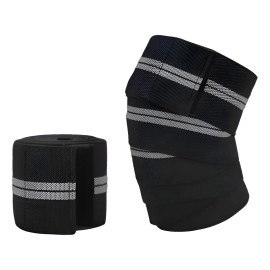 1 Par Vendas Para Rodilla Knee Wraps Elastica Rodilleras Gym