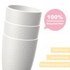 Homienly Kitchen Cups 12 OZ Wheat Straw Drinking Glasses–Unbreakable, Lightweight