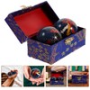Traditionelle chinesische Gesundheitskugel für Gong und Linderung, grün, 5 x
