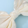 Wiwpar Big Satin Bow Barrette Hair Clips Satin Solid Bow